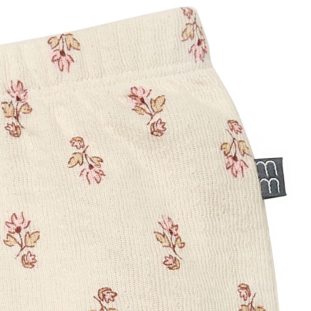 Baby Girls Lt Beige Daisies Flowers Harem Pants, view 3