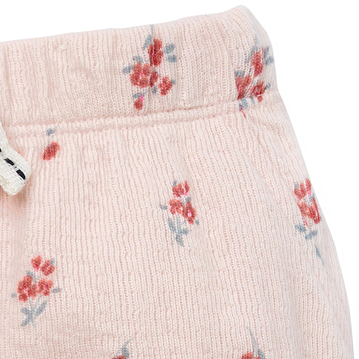 Baby Girls Lt Rose Bouquet Harem Shorts, view 5