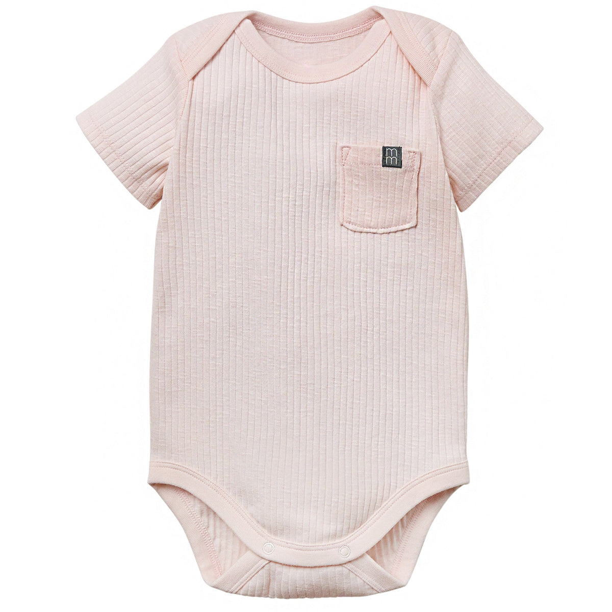 Baby Girls Lt Rose Short Sleeve Bodysuit