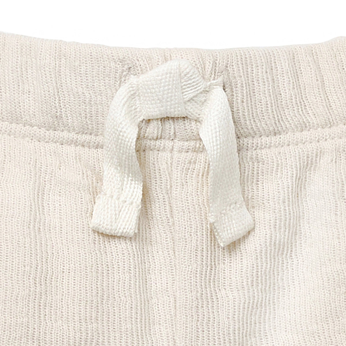 Baby Neutral Beige Cuffed Shorts, view 2