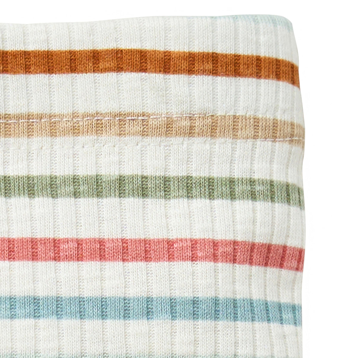 Baby Neutral Ivory Multi-Stripe Legging, view 3