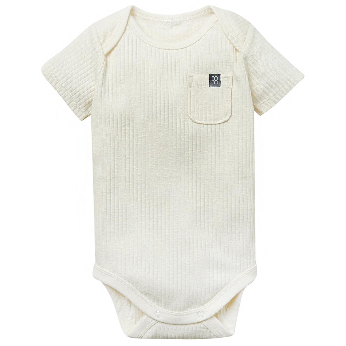 Baby Neutral Ivory Short Sleeve Bodysuit