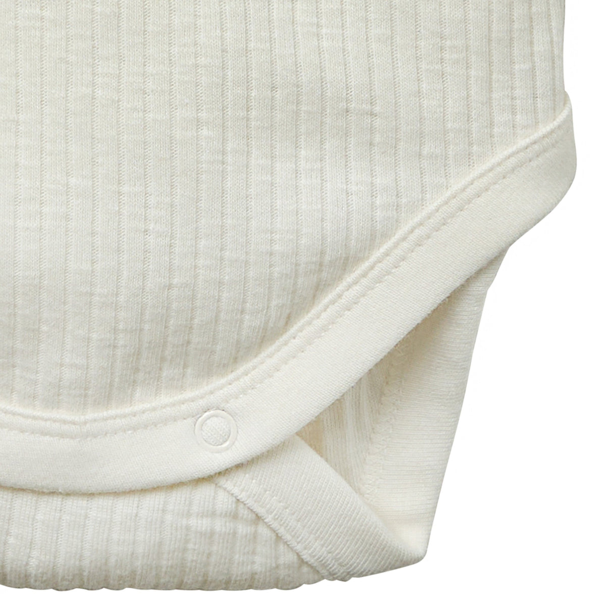Baby Neutral Ivory Short Sleeve Bodysuit, view 4
