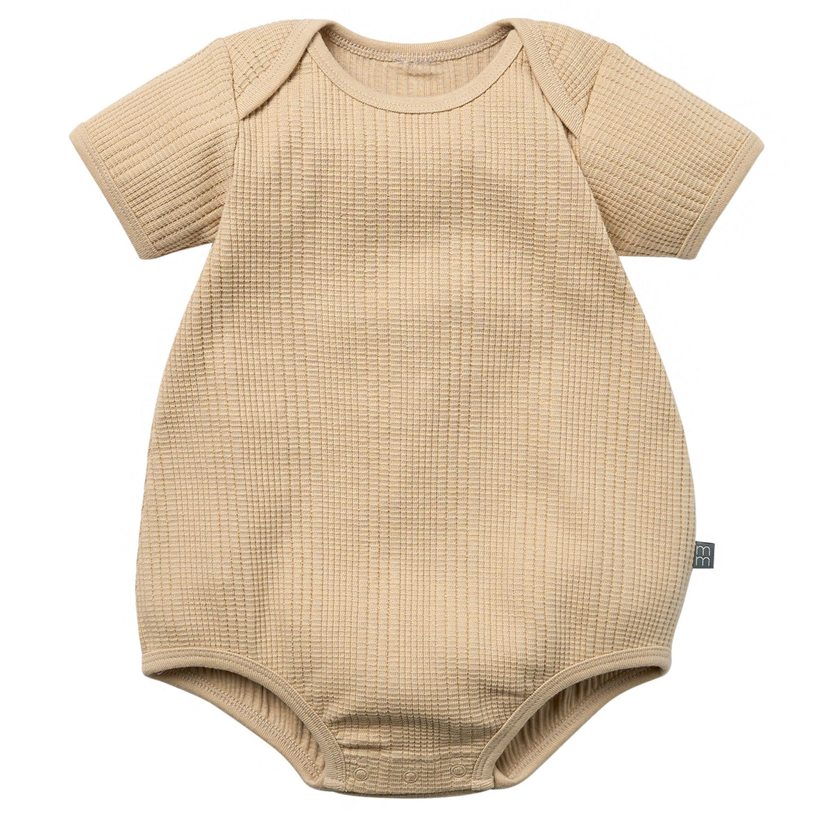 Baby Neutral Lt Tan Dumpling Romper