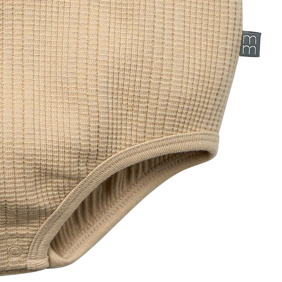 Baby Neutral Lt Tan Dumpling Romper, view 6
