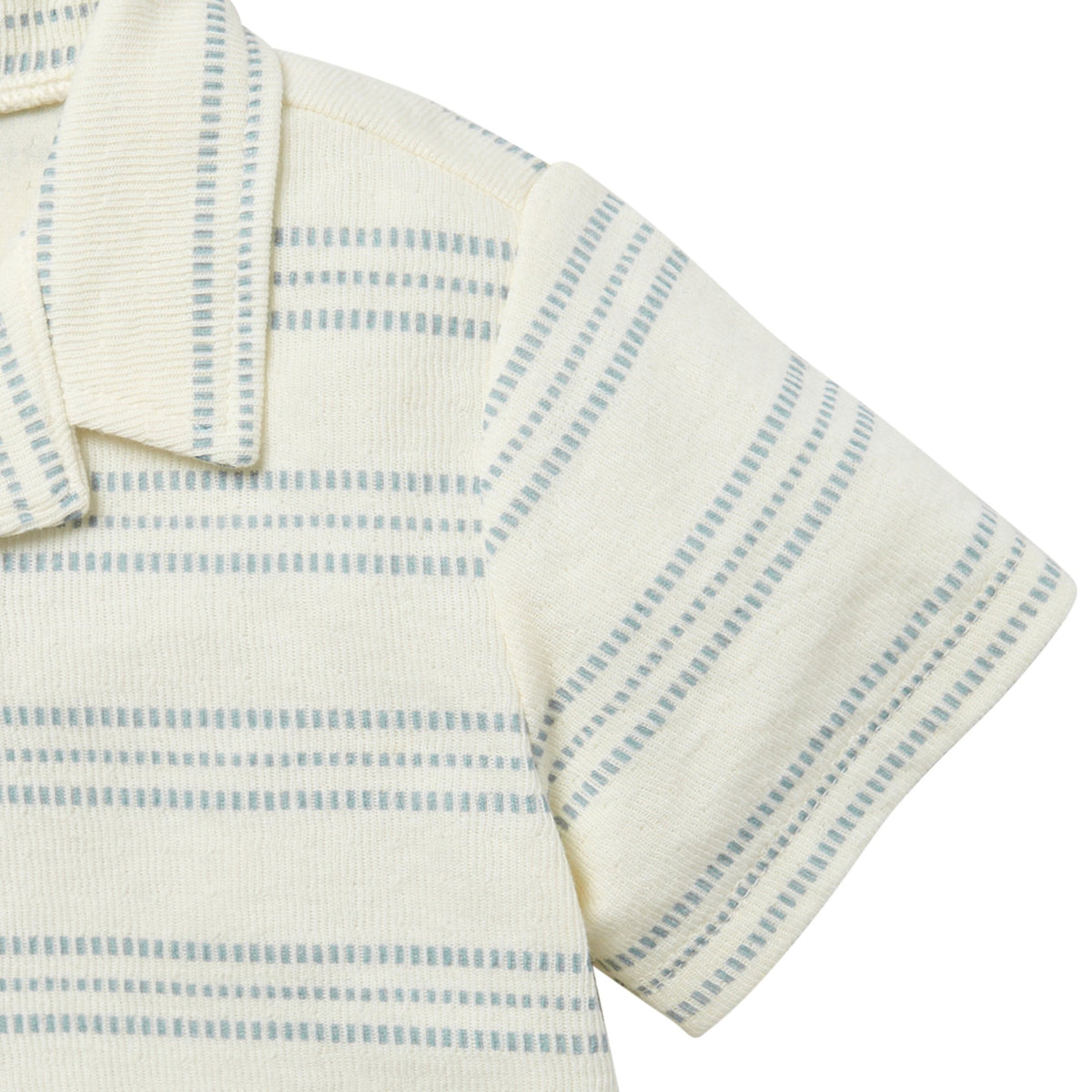 Infant & Toddler Boys Ivory Collar Top, view 5
