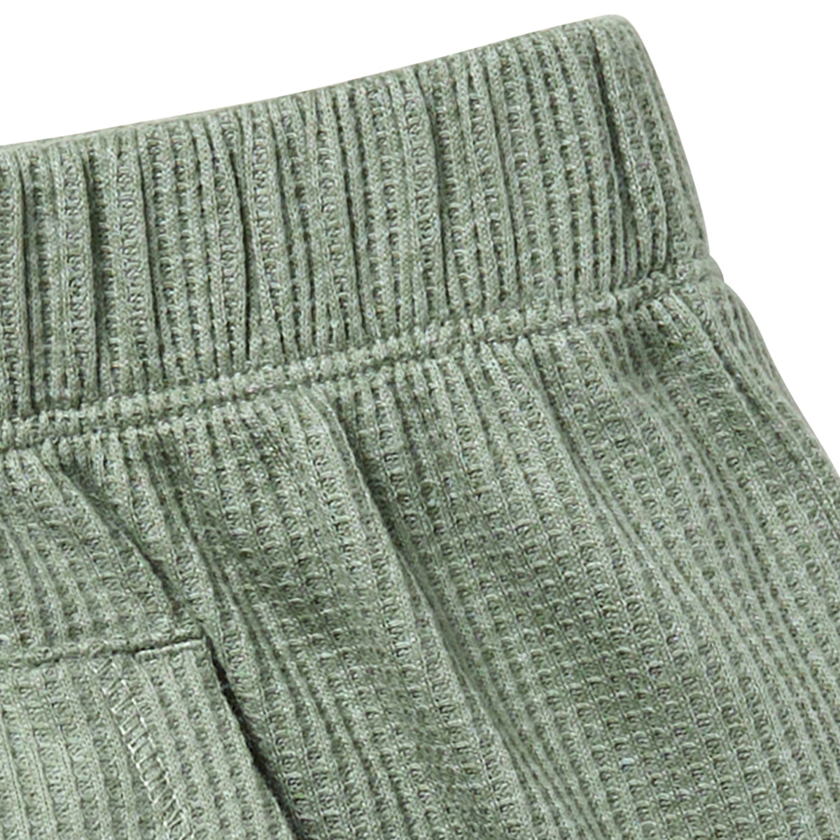 Infant & Toddler Boys Medium Green Harem Shorts, view 2