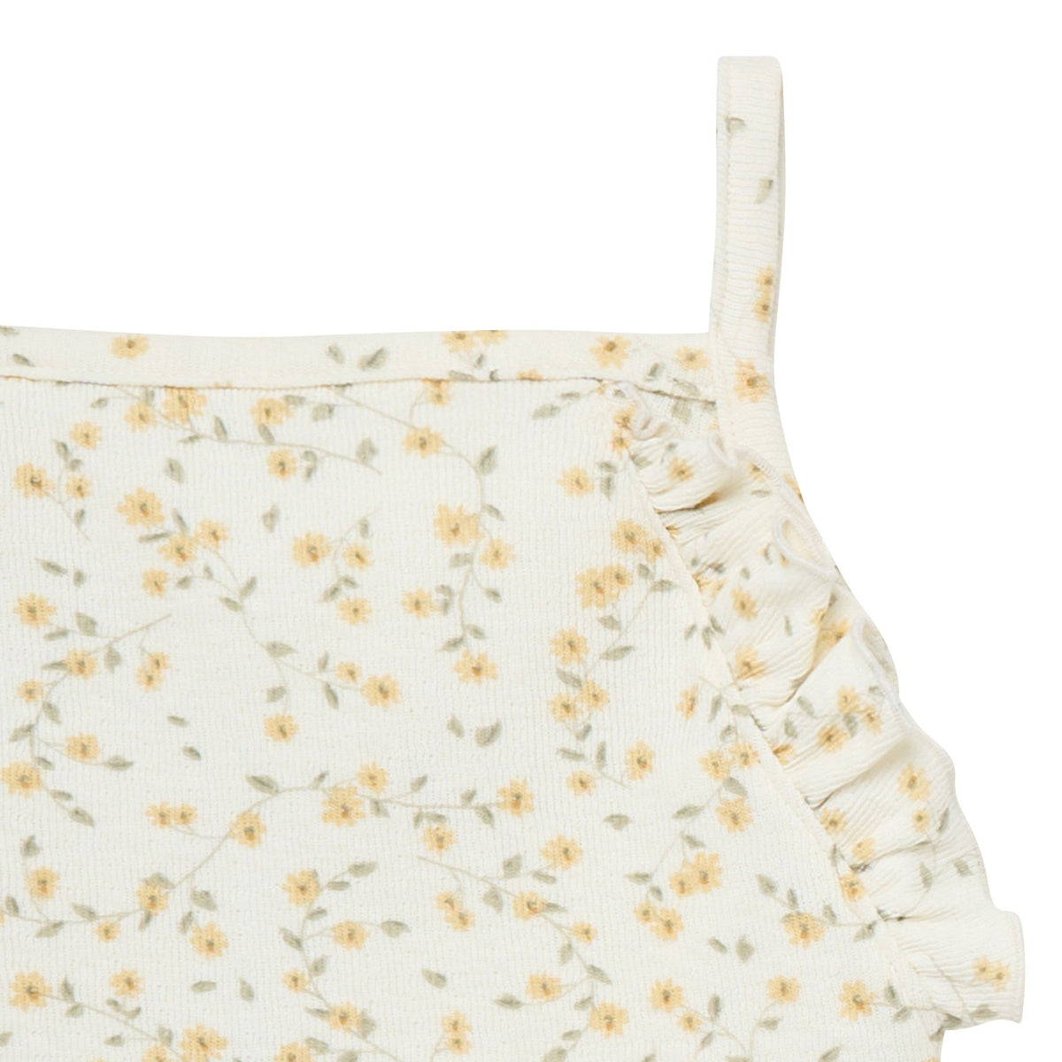 Infant & Toddler Girls Ivory Vines Ruffle Romper-Gerber Childrenswear Wholesale