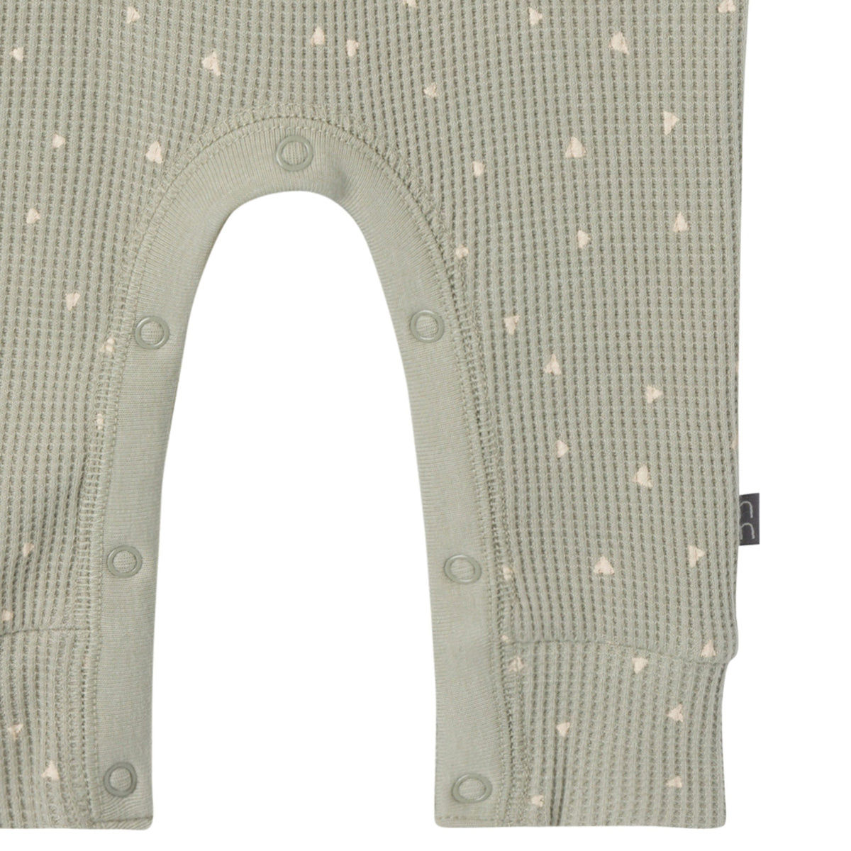 Baby Boys Medium Green Triangles Short Sleeve Long Leg Romper-Gerber Childrenswear Wholesale