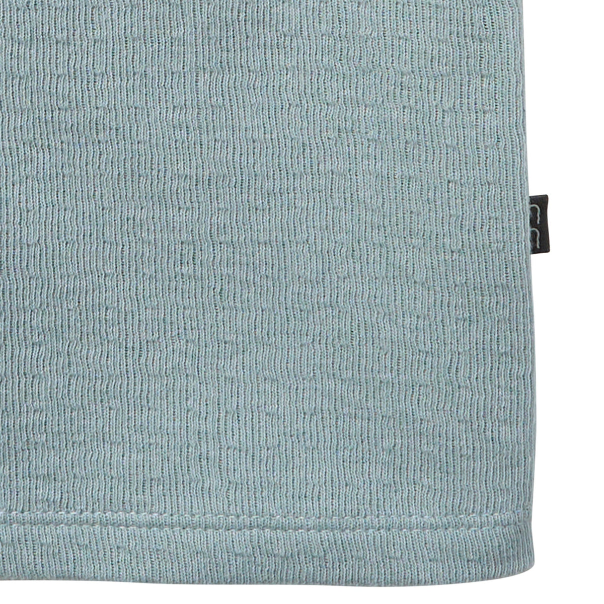 Baby Boys Medium Teal Henley Top, view 4