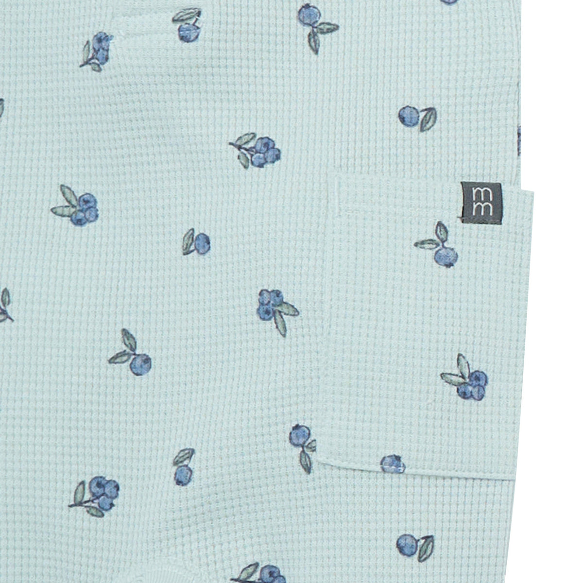 Baby Girls Light Sky Blueberry Short Sleeve Long Leg Romper-Gerber Childrenswear Wholesale