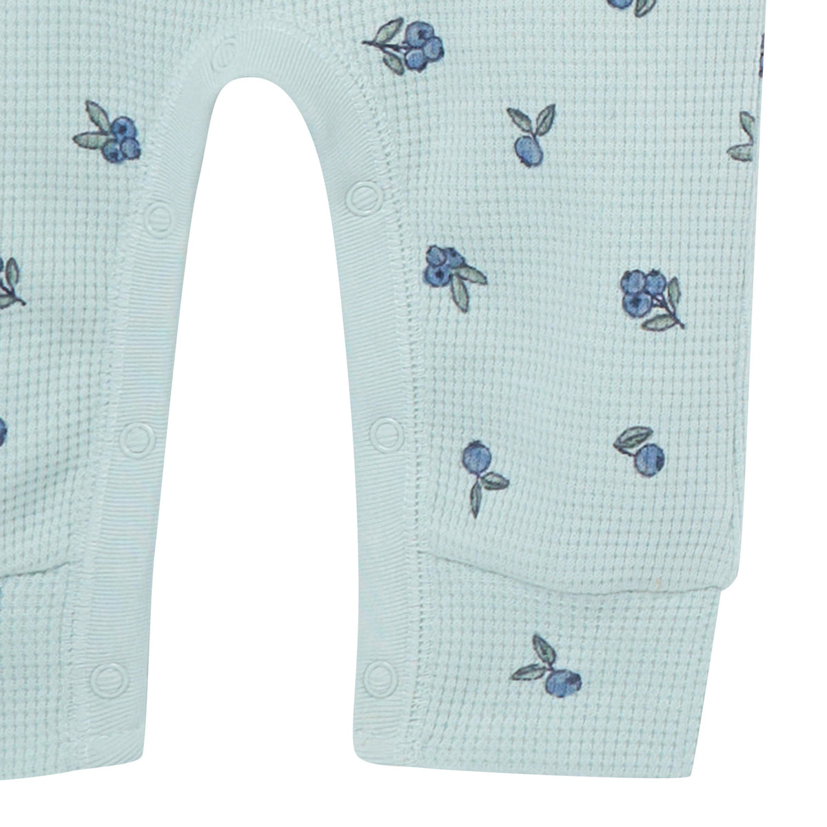 Baby Girls Light Sky Blueberry Short Sleeve Long Leg Romper-Gerber Childrenswear Wholesale