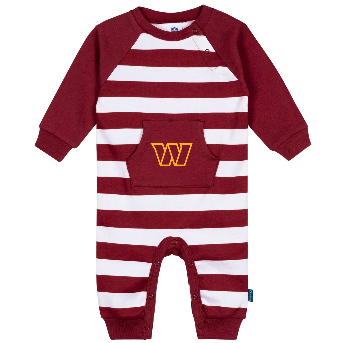 Baby Boys Washington Commanders Romper-Gerber Childrenswear Wholesale