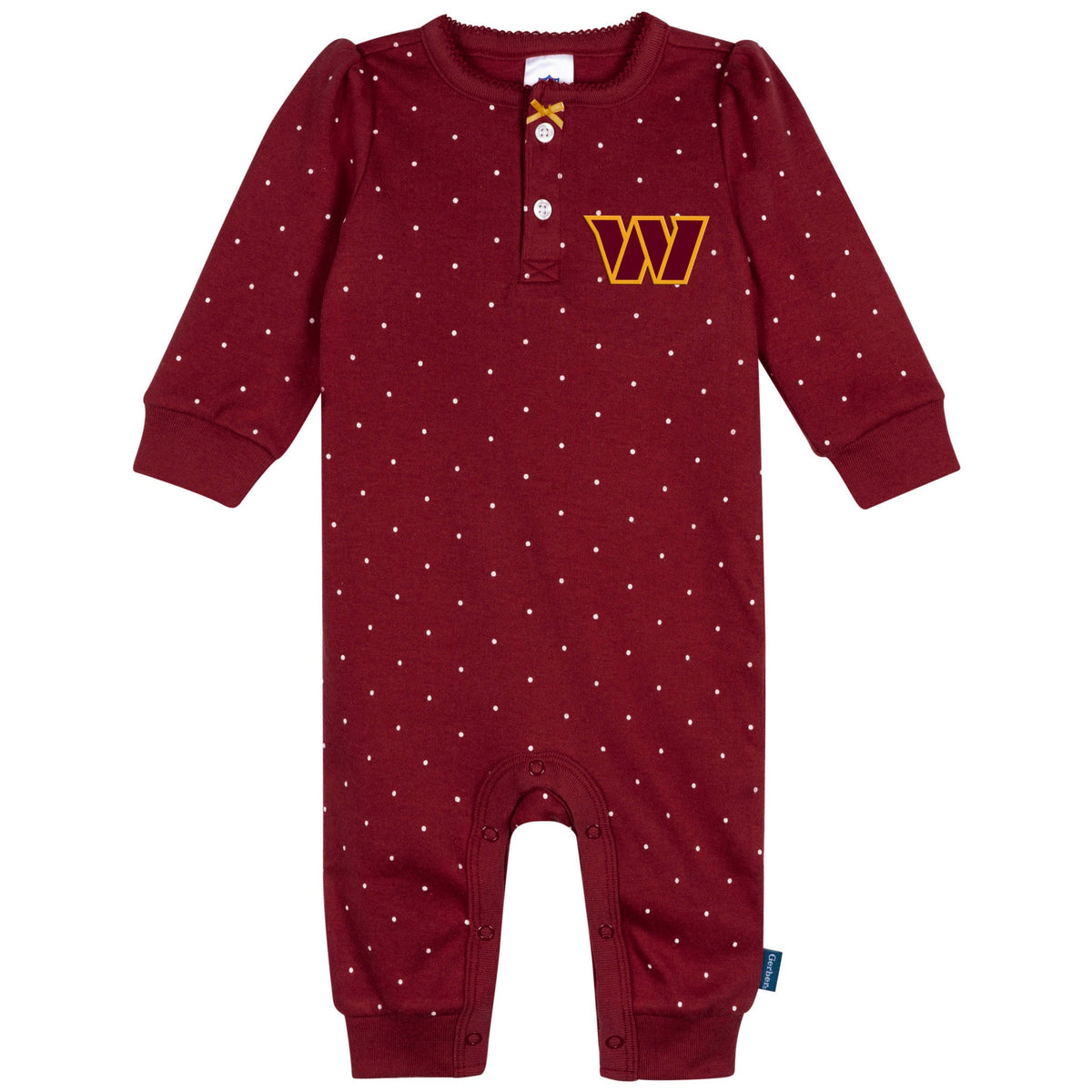 Baby Girls Washington Commanders Romper-Gerber Childrenswear Wholesale