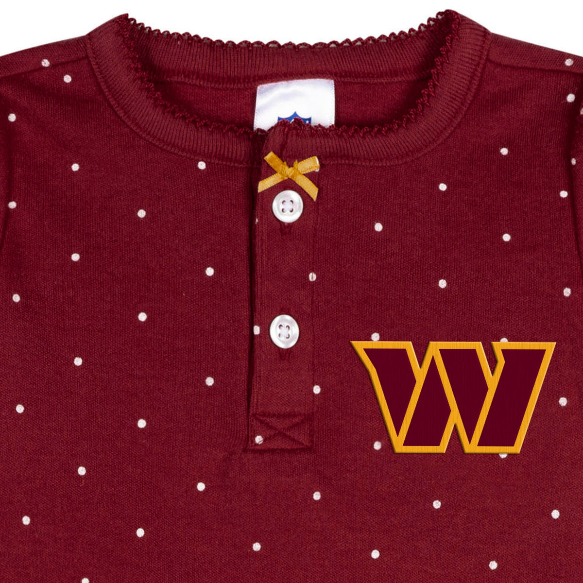 Baby Girls Washington Commanders Romper-Gerber Childrenswear Wholesale