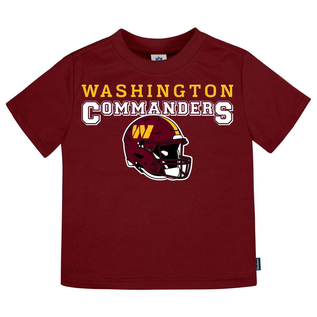 3-Pack Infant & Toddler Neutral Washington Commanders T-Shirts-Gerber Childrenswear Wholesale