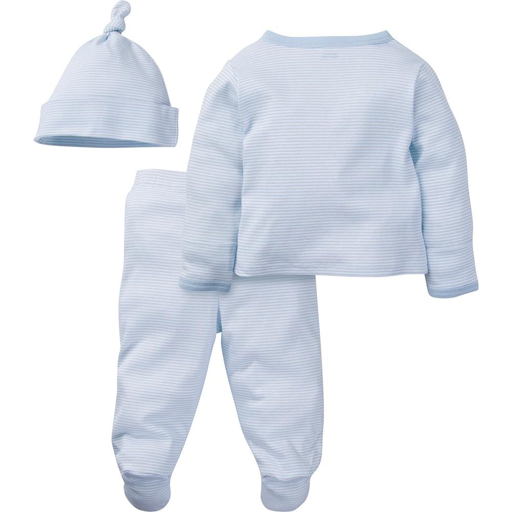 3-Piece Boys Blue Giraffe Take-Me-Home Set, view 2