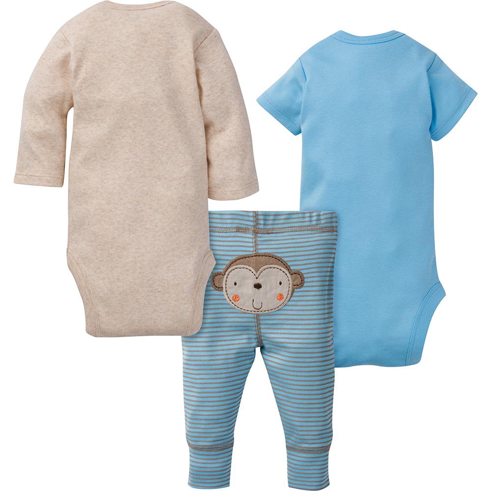 3-Piece Boys Monkey Take-Me-Home Set, view 2