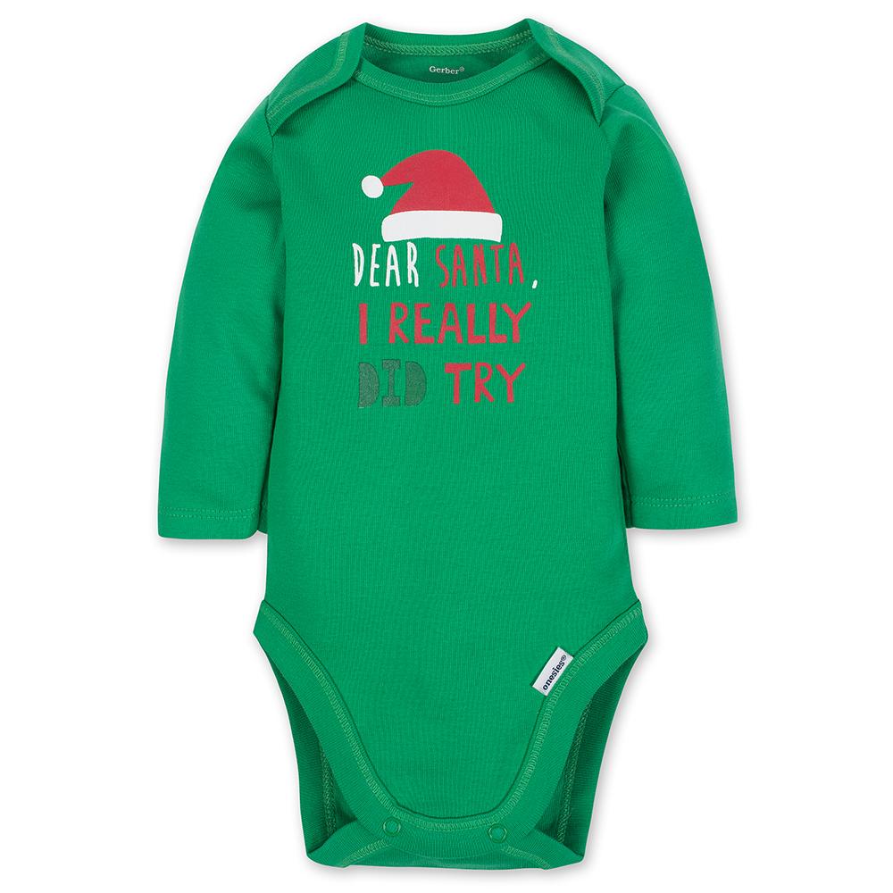 3-Piece Boys Santa Bodysuit and Pants Set, additional view 1