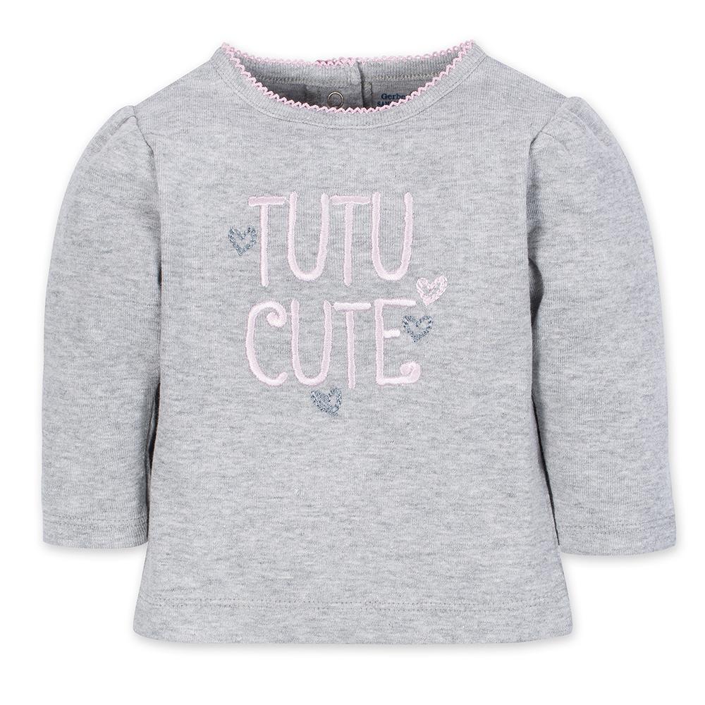 2-Piece Girls Tutu Cute Top & Tutu Legging Set, additional view 1