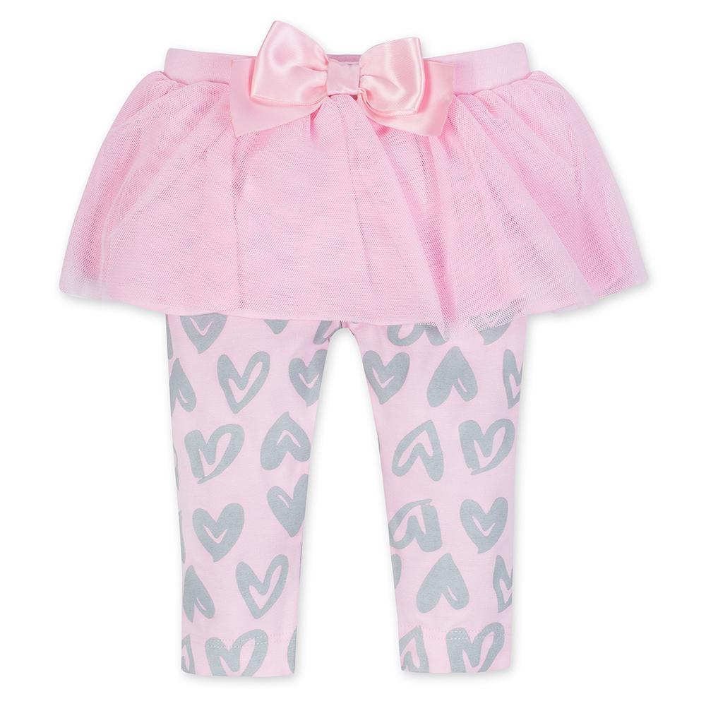 2-Piece Girls Tutu Cute Top & Tutu Legging Set, additional view 2