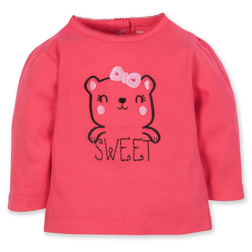 2-Piece Sweet Bear Girls Top & Tutu Leggings Set, additional view 1