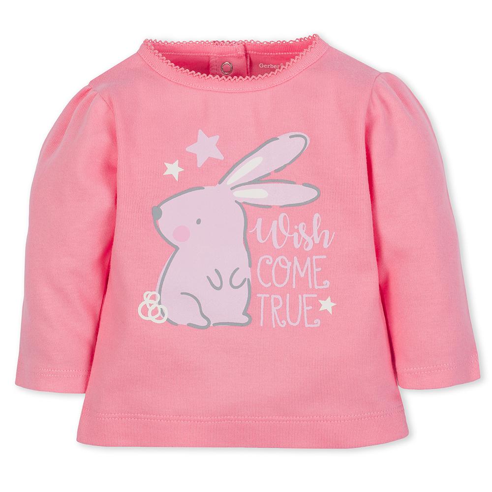 2-Piece Girls Bunny Top & Tutu Leggings Set, additional view 1