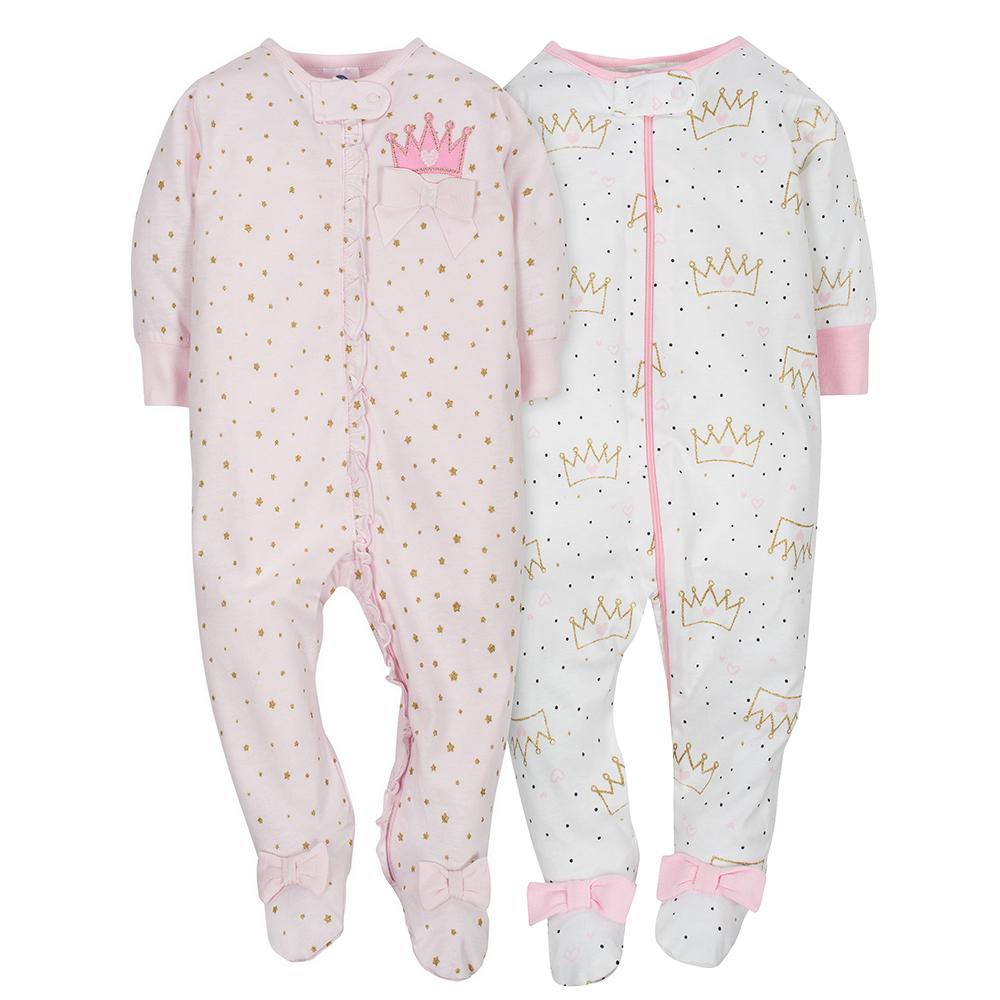 2-Pack Girls Princess Sleep N' Play
