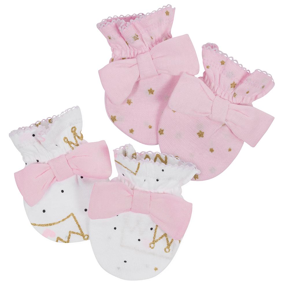 2-Pack Girls Princess Mittens