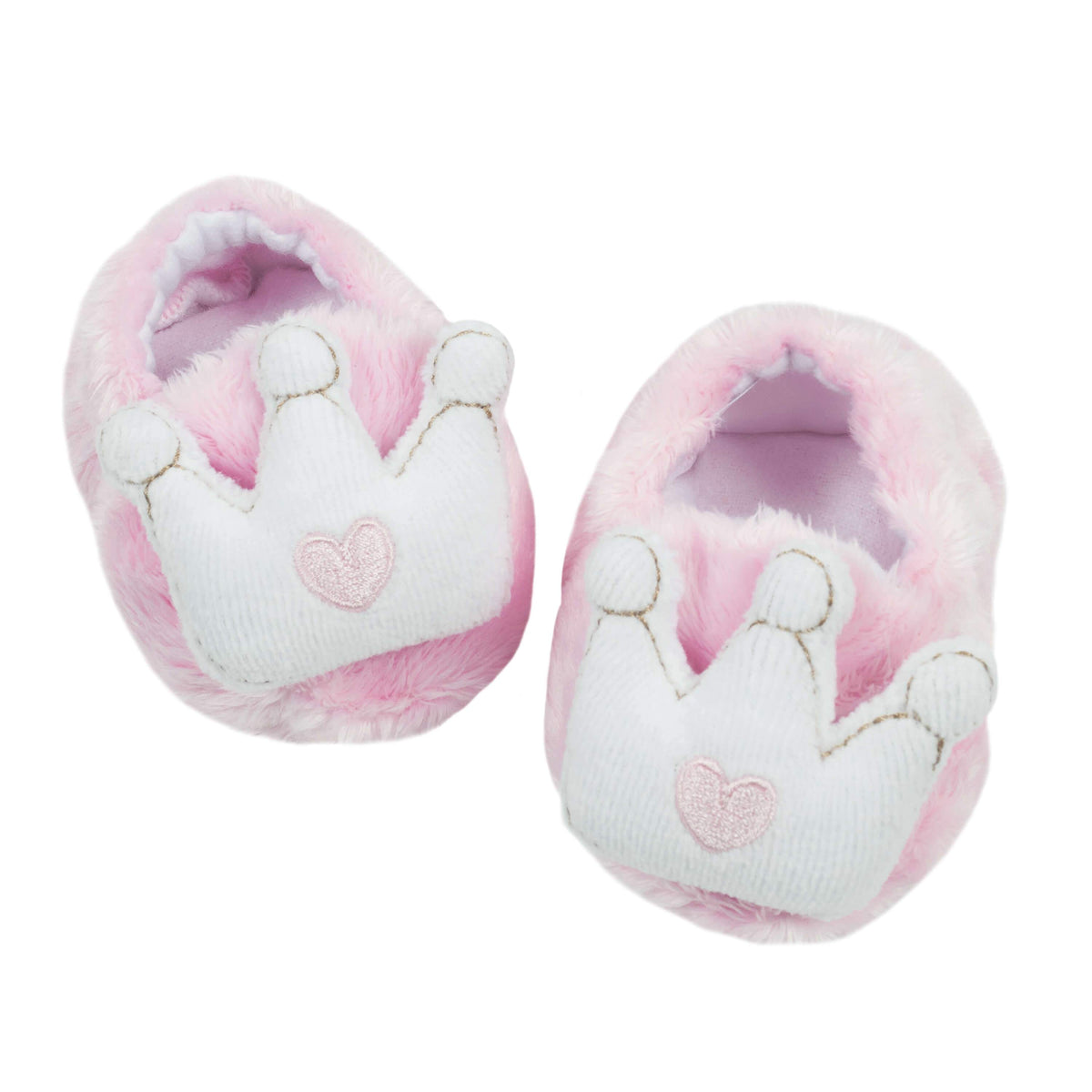 1-Pack Girls Princess Velboa Booties