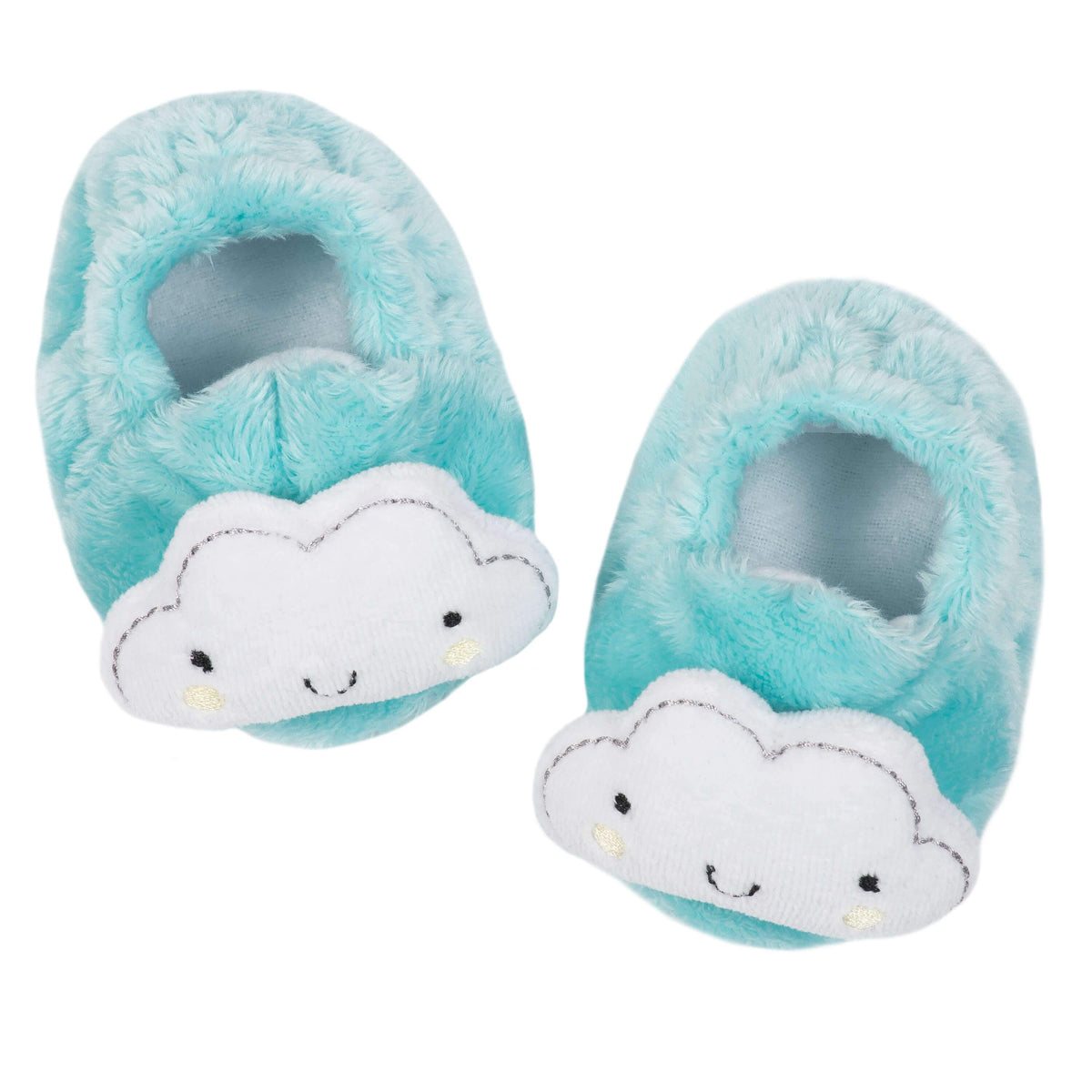 1-Pack Neutral Clouds Velboa Booties