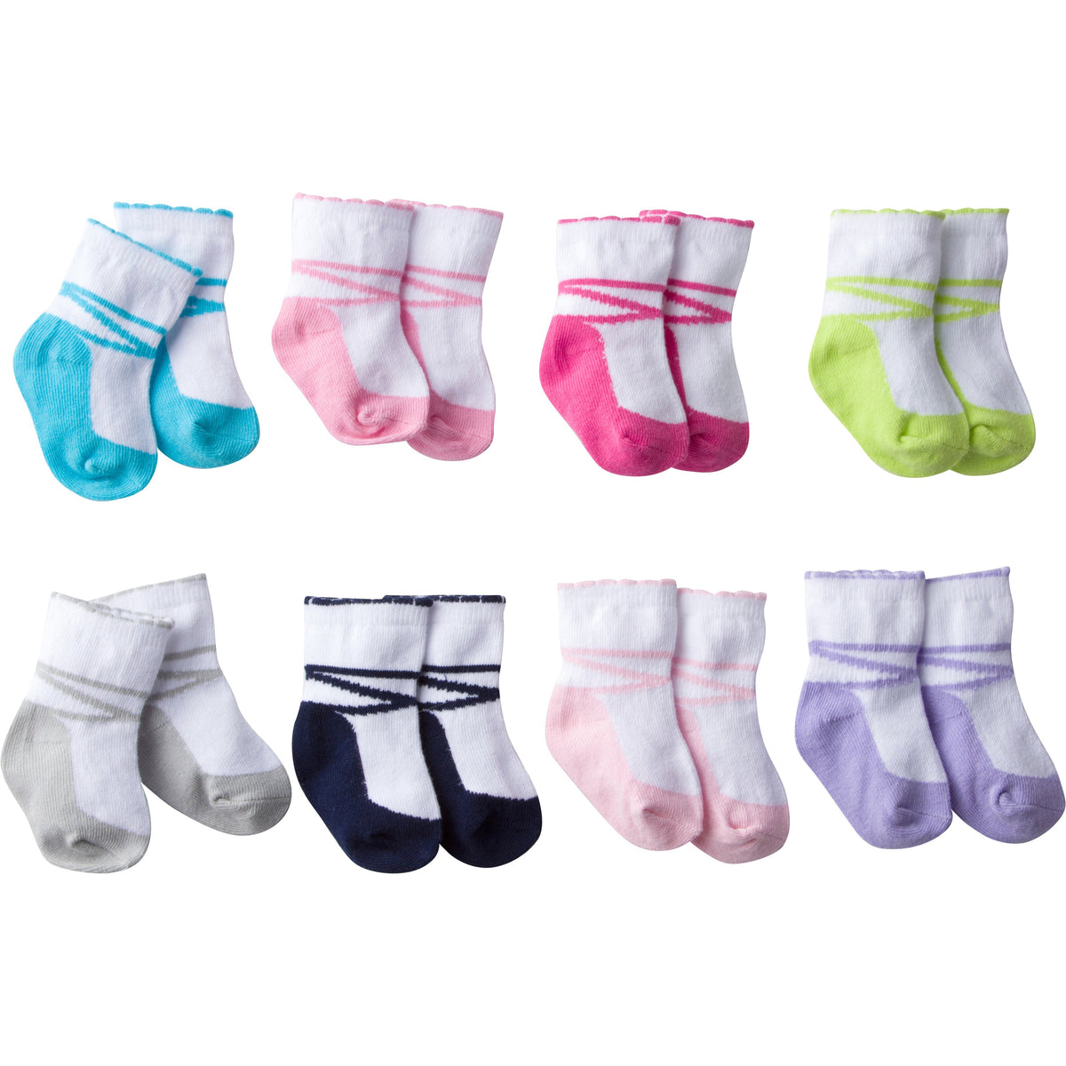 Girls 8PK ANKLE SOCK