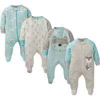 4-Pack Boys Fox Sleep N' Play