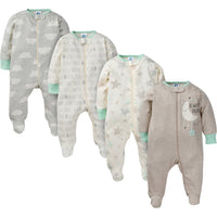 4-Pack Neutral Clouds Sleep N' Play