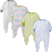 4-Pack Onesies® Brand Baby Clouds Sleep N' Play