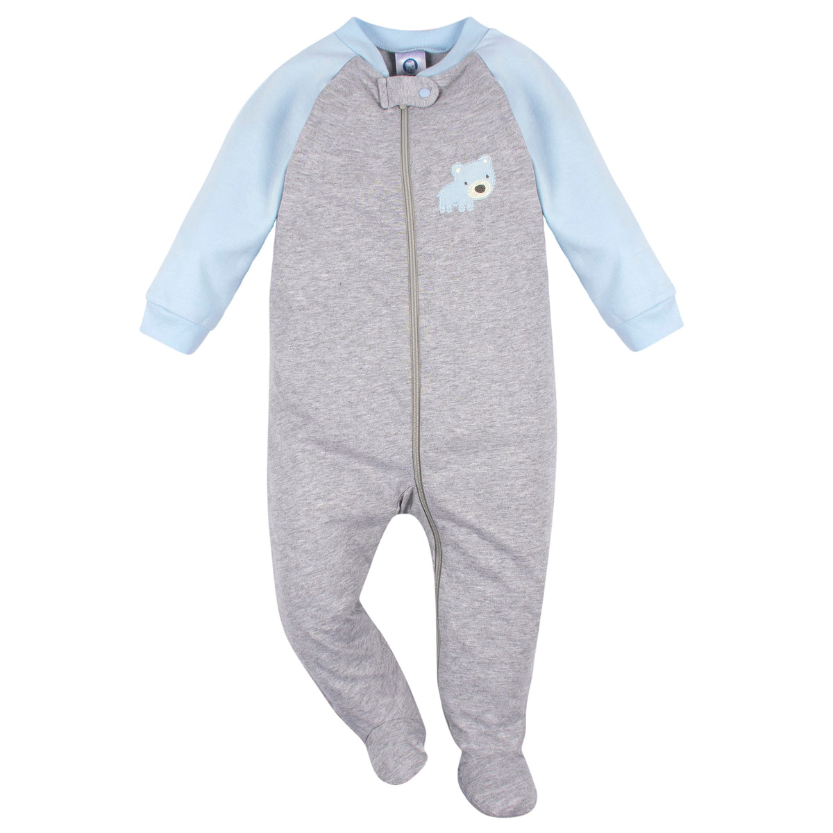 3-Pack Baby Boys Bear Organic Sleep N' Plays, additional view 1