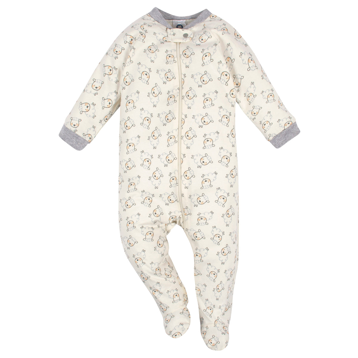 3-Pack Baby Neutral Cuddly Sheep Organic Sleep N' Plays, additional view 2