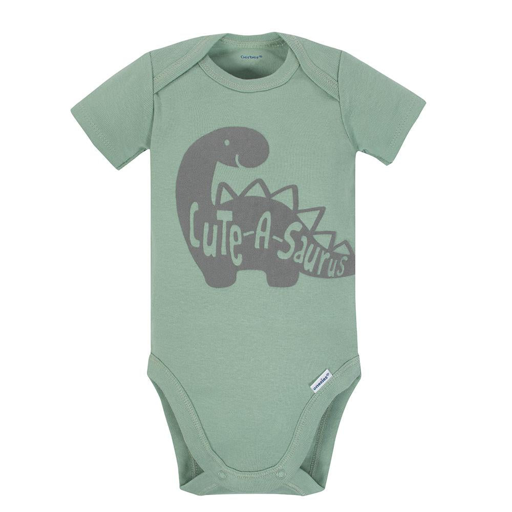 3-Piece Baby Boys Dino Bodysuit, Pants & Cap Set, additional view 1