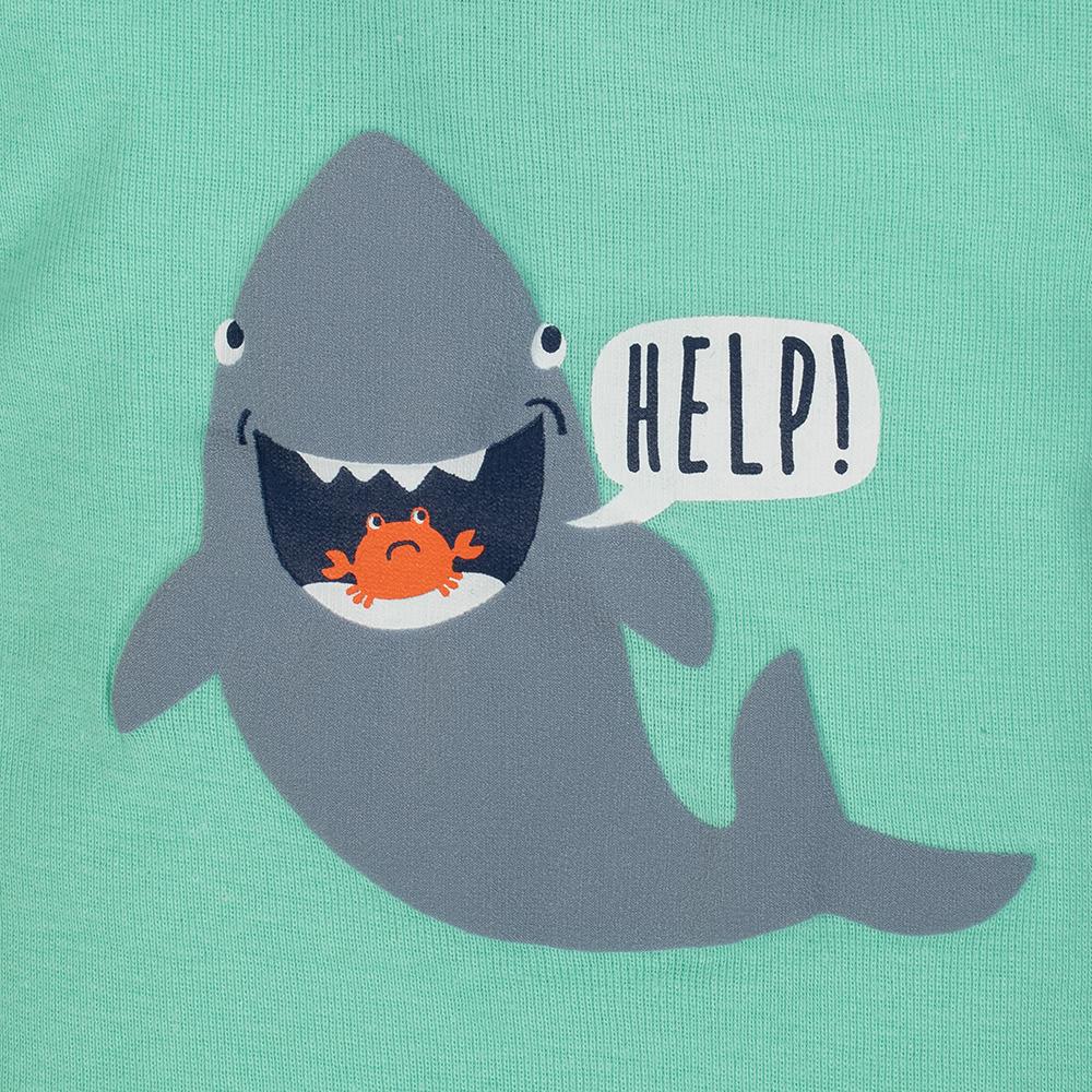 4-Piece Baby Boys Shark Onesies Bodysuit, Shirt, Pants and Short Set, additional view 2