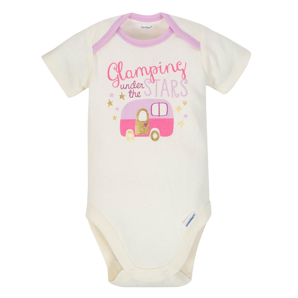 3-Piece Baby Girls Stars Bodysuit & Pants Set, additional view 1