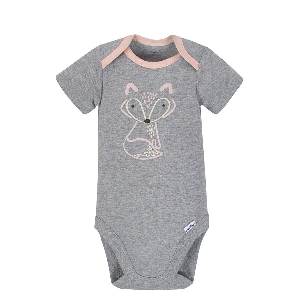 3-Piece Baby Girls Fox Bodysuit & Pants Set, additional view 1