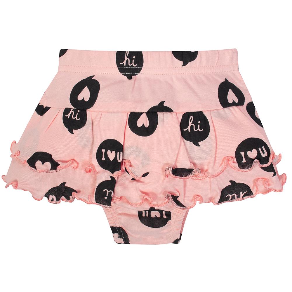 4-Piece Baby Girls Bunny Onesies Bodysuit, Shirt, Pants, and Skort Set, additional view 1
