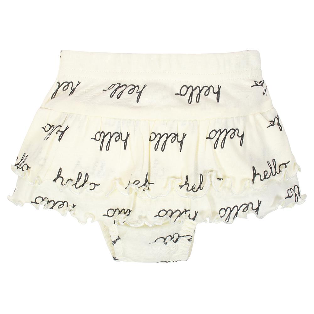 4-Piece Baby Girls Sunshine Onesies Bodysuit, Shirt, Pants & Skort Set, additional view 1