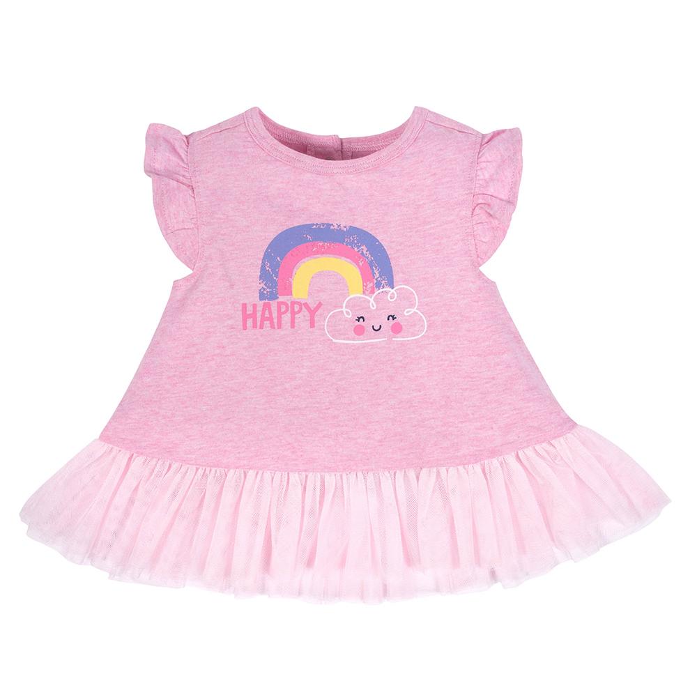 2-Piece Infant Girls Rainbow Tunic & Legging Set, additional view 1
