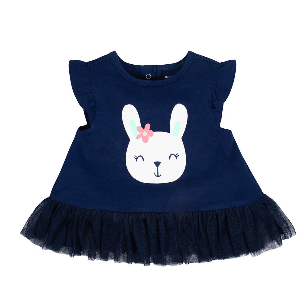 2-Piece Infant Girls Bunny Tunic & Legging Set, additional view 1