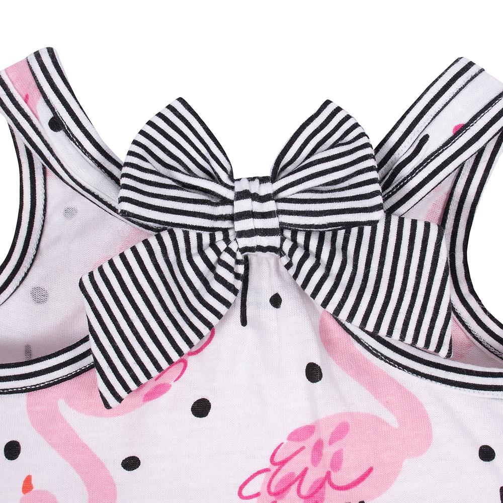 2-Piece Infant and Toddler Girls Flamingo Tunic & Legging Set, additional view 3