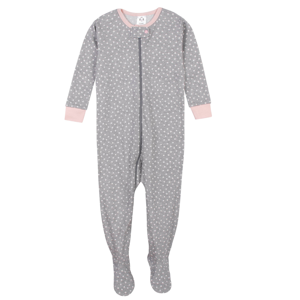 2-Pack Organic Baby Girls Sheep Snug Fit Footed Pajamas, additional view 2