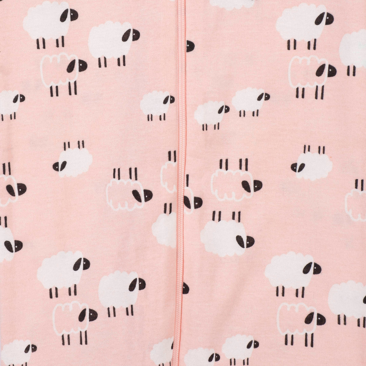 2-Pack Organic Baby Girls Sheep Snug Fit Footed Pajamas, additional view 6