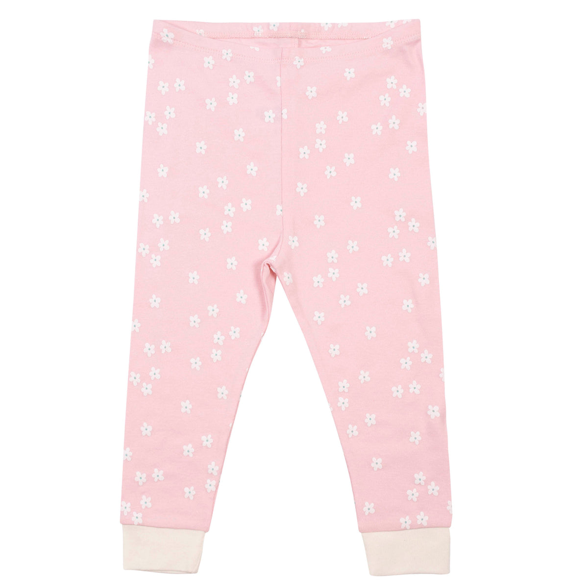 4-Piece Organic Girls Snug Fit Bunny Pajamas, additional view 4