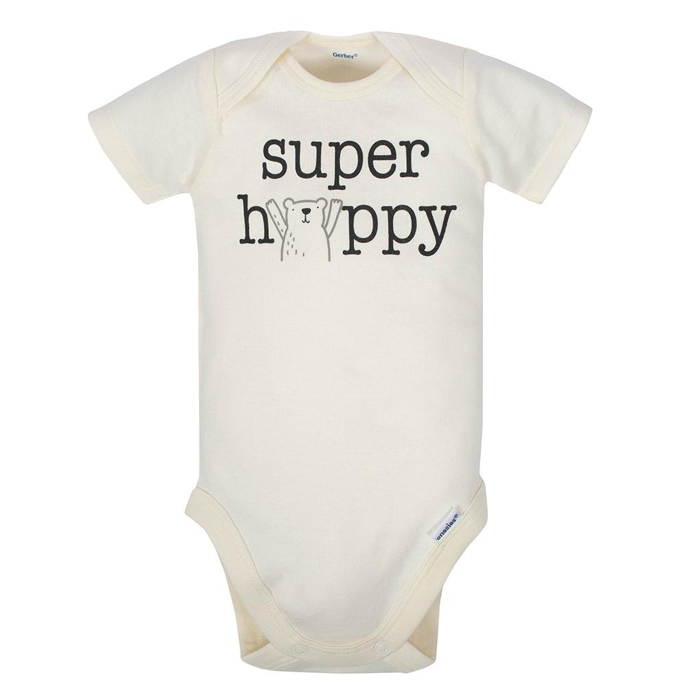3-Piece Baby Boy Super Happy Bodysuits and Pant Set, additional view 2